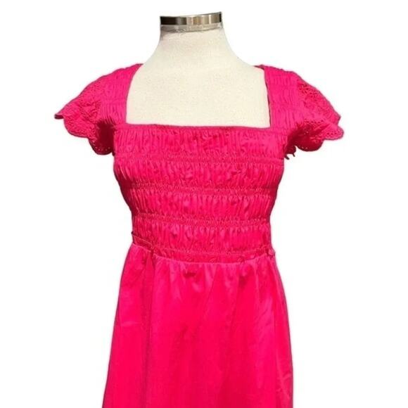 Jason Wu fuchsia Maxi Dress Size L NWT - Picture 4 of 11